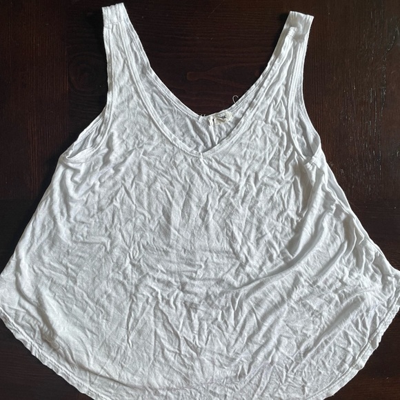 Garage Loose Flowy Tank Top: White - Picture 2 of 5